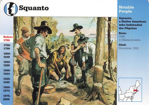 1994-01 Grolier Story of America #79.17 Squanto Front