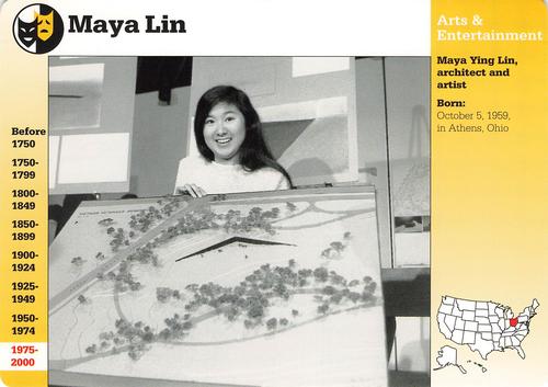 1994-01 Grolier Story of America #91.12 Maya Lin Front