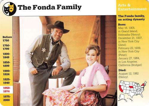 1994-01 Grolier Story of America #94.13 The Fonda Family Front
