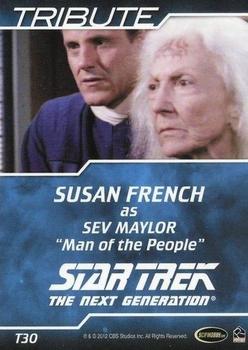2012 Rittenhouse The Complete Star Trek: The Next Generation Series 2 - Tribute #T30 Susan French as Sev Maylor Back