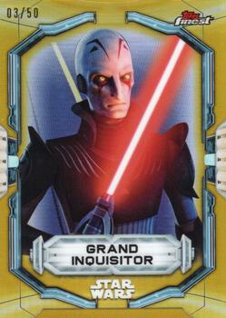 2022 Topps Finest Star Wars - Gold #43 Grand Inquisitor Front