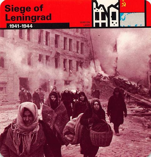 1977 Edito-Service World War II - Deck 44 #13-036-44-15 Siege of Leningrad Front