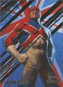 2022 Fleer Ultra Marvel Avengers #12 Captain Britain Front