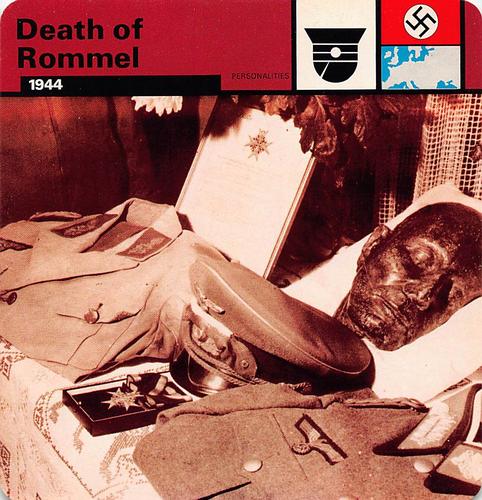 1977 Edito-Service World War II - Deck 67 #13-036-67-04 Death of Rommel Front