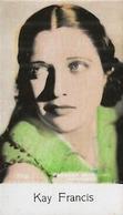 1930-39 De Beukelaer Film Stars (701-800) #712 Kay Francis Front