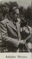 1930-39 De Beukelaer Film Stars (1001-1100) #1004 Adolphe Menjou Front