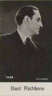 1930-39 De Beukelaer Film Stars (1001-1100) #1035 Basil Rathbone Front