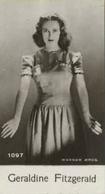 1930-39 De Beukelaer Film Stars (1001-1100) #1097 Geraldine Fitzgerald Front