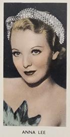 1939 Abdulla & Co. Screen Stars #22 Anna Lee Front
