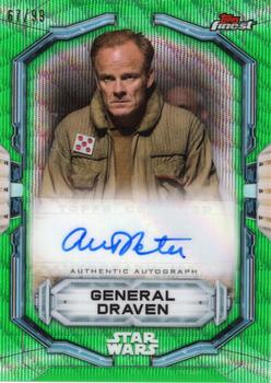 2022 Topps Finest Star Wars - Finest Autographs Green #FA-APE Alistair Petrie Front
