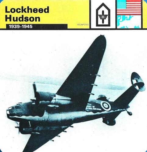 1977 Edito-Service World War II - Deck 83 #13-036-83-07 Lockheed Hudson Front