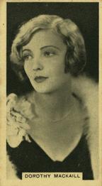 1933 Godfrey Phillips Cinema Stars #23 Dorothy MacKaill Front