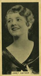 1933 Godfrey Phillips Cinema Stars #24 Janet Gaynor Front