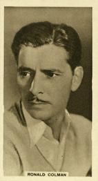 1933 Abdulla Cinema Stars (Brown Tone) #12 Ronald Colman Front