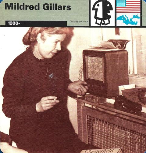 1977 Edito-Service World War II - Deck 106 #13-036-106-22 Mildred Gillars Front