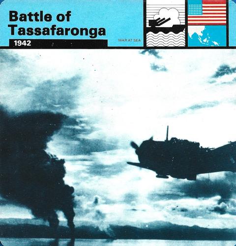 1977 Edito-Service World War II - Deck 113 #13-036-113-15 Battle of Tassafaronga Front