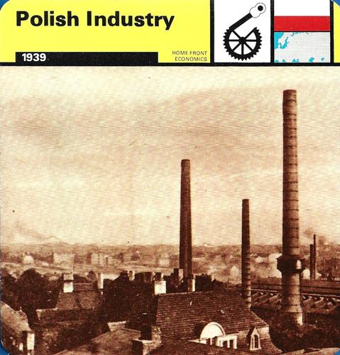 1977 Edito-Service World War II - Deck 117 #13-036-117-07 Polish Industry Front