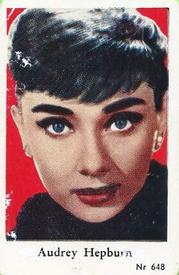1956 Dutch Gum Series Nr (High Numbers) #648 Audrey Hepburn Front