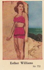 1956 Dutch Gum Series Nr (High Numbers) #755 Esther Williams Front