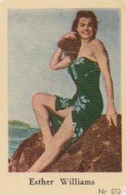 1956 Dutch Gum Series Nr (High Numbers) #812 Esther Williams Front