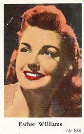 1956 Dutch Gum Series Nr (High Numbers) #866 Esther Williams Front