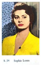 1957 Dutch Gum S Set #S26 Sophia Loren Front