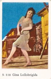 1957 Dutch Gum S Set #S118 Gina Lollobrigida Front