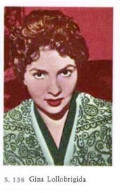 1957 Dutch Gum S Set #S138 Gina Lollobrigida Front