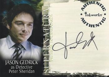 2007 Inkworks Supernatural Season 2 - Autographs #A15 Jason Gedrick Front