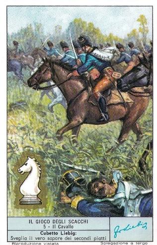1969 Liebig Il gioco degli Scacchi (Scenes Based on Chessmen) (Italian Text)(F1833, S1836) #5 Il Cavallo Front