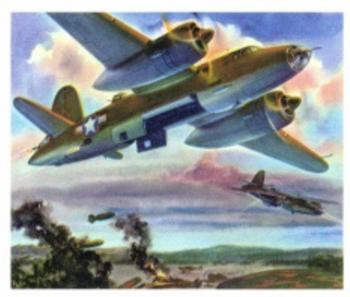1942 Coca-Cola America's Fighting Planes #NNO Martin B-26 Marauder Front