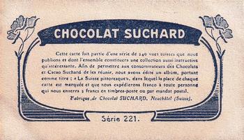1909 Suchard La Suisse Pittoresque (Série 221) #5 Rade de Genève Back