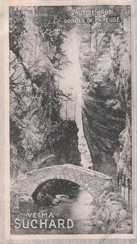 1909 Suchard La Suisse Pittoresque (Série 221) #46 Saut-de-Brot - Gorges de l'Areuse Front