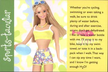 1999 Panini Barbie Photocards #33 Whether you're cycling, swimming or even taking a Front