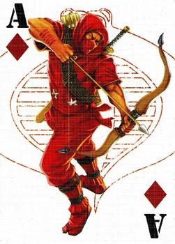 2007 G.I. Joe 25th Anniversary Playing Cards #A♦ Storm Shadow Front