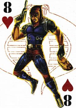 2007 G.I. Joe 25th Anniversary Playing Cards #8♥ Zartan Front