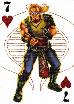 2007 G.I. Joe 25th Anniversary Playing Cards #7♥ Buzzer Front