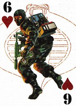 2007 G.I. Joe 25th Anniversary Playing Cards #6♥ Firefly Front