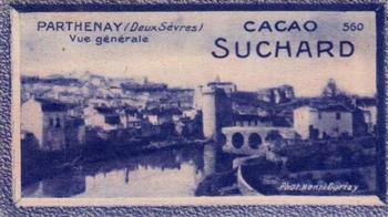 1929 Suchard La France pittoresque 2 (Map of France backs) #560 Parthenay - Vue Générale (Deux Sèvres) Front