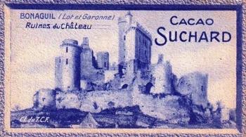 1929 Suchard La France pittoresque 2 (Map of France backs) #524 Bonaguil - Ruines du Château (Lot et Garonne) Front