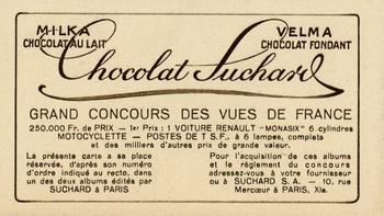 1929 Suchard  La France pittoresque 2 (Grand Concours de Vues de France backs) #319 Moret - La Porte de Samois (Seine et Marne) Back