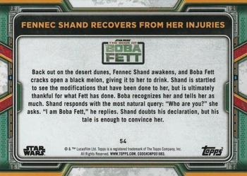 2022 Topps Star Wars: The Book of Boba Fett - Silver #54 Fennec Shand Recovers from Her Injuries Back