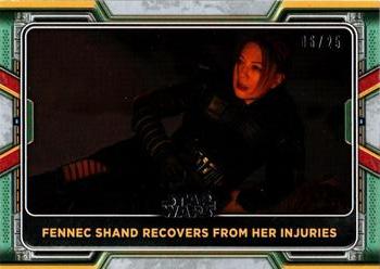 2022 Topps Star Wars: The Book of Boba Fett - Silver #54 Fennec Shand Recovers from Her Injuries Front