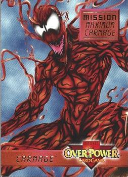 1997 Fleer Spider-Man - Marvel OverPower Mission Maximum Carnage #7 Carnage - 