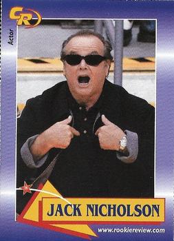 2003 Celebrity Review Rookie Review #13 Jack Nicholson Front
