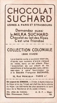1932 Suchard Collection Coloniale (Demandez Aussi backs) #152 Un Aspect de Zinder (A.O.F. - Niger) Back