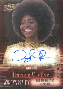 2023 Upper Deck Marvel Wandavision - Wanda’s Reality Autographed Plexi #PA-TP Teyonah Parris Front