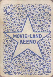 1929 Movie-Land Keeno (Small) #NNO Charles Farrell Back