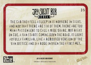 2023 SkyBox Jay & Silent Bob Reboot #35 A Van is Heading Their Way Back