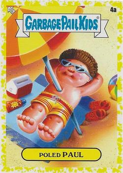 2021 Topps Garbage Pail Kids Go on Vacation - Phlegm Yellow #4a Poled Paul Front